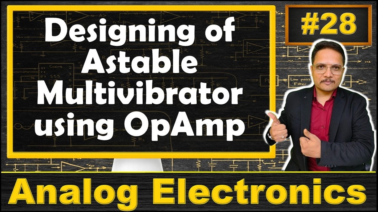 Designing of Astable Multivibrator using Operational Amplifier in Analog Electronics