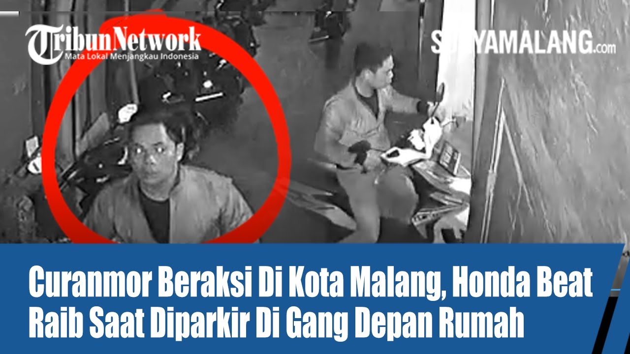 Pelaku Curanmor Beraksi Di Kota Malang, Honda Beat Raib Saat Diparkir Di Gang Depan Rumah