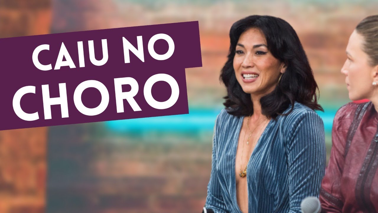 Dani Suzuki chora com surpresa do pai no Faustão na Band