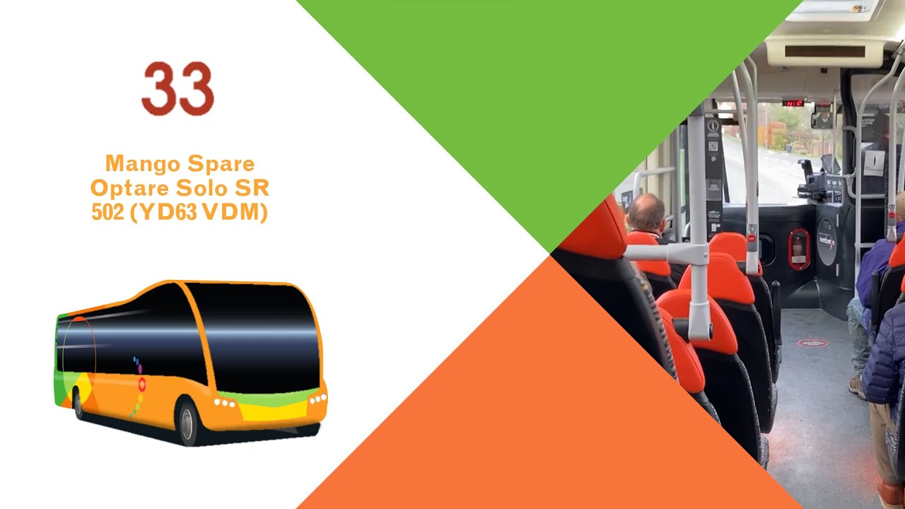 DIFFERENT SOUNDING: Trent Barton Mango Spare Optare Solo SR [502 - YD63 VDM]