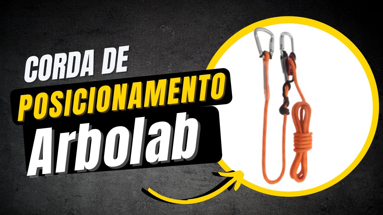 CORDA DE POSICIONAMENTO ESCALADA - ARBORISTA