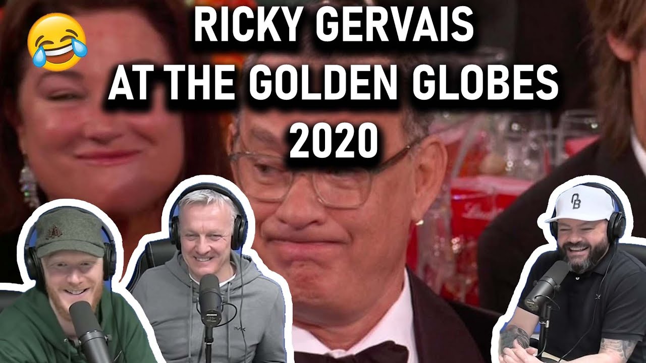 Ricky Gervais at the Golden Globes 2020 REACTION!! | OFFICE BLOKES REACT!!