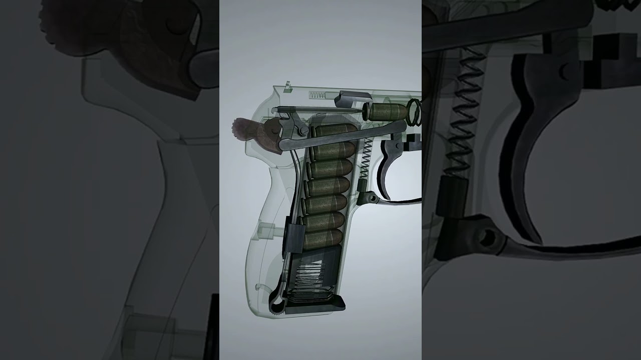 The PM is a medium-size, straight-blowback-action,all-steel construction, frame-fixed barrel handgun