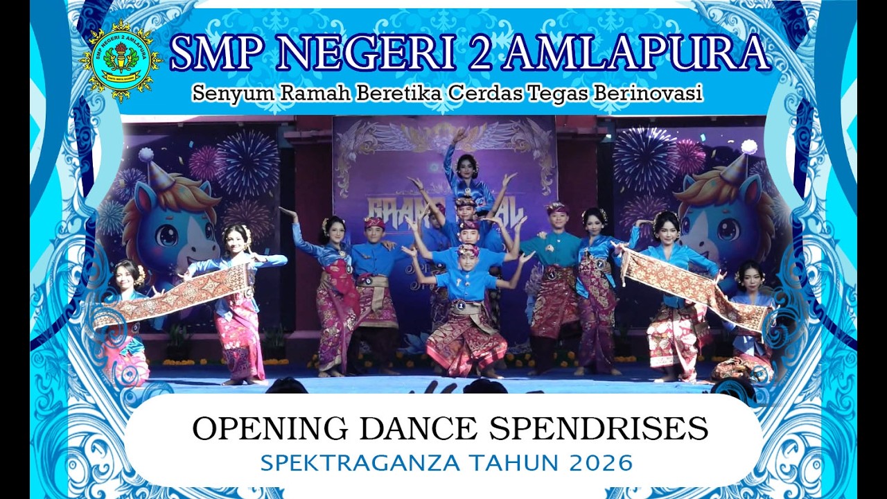 SMP NEGERI 2 AMLAPURA : Opening Dance Finalis SPENDRISES Tahun 2026