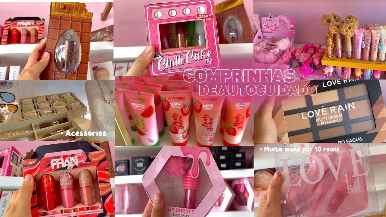 COMPRINHAS DE AUTOCUIDADO //  Muita make por apenas 10 reais 💗🛍️🌟