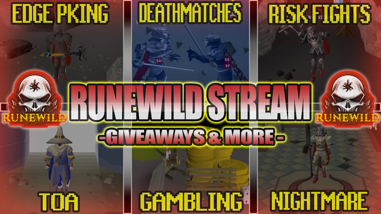 🔴[LIVE] Let's Raid! & Gamble! & PK! | +*FULL TORVA & GoodyBag Giveaways!*| RuneWild #1 RSPS