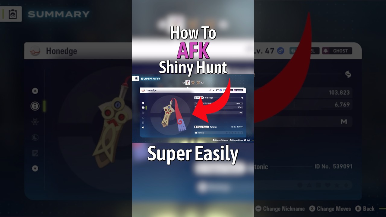 EASY ALPHA Honedge & Doublade SHINY Checks in Pok&eacute;mon Legends ZA #pokemonlegendsza