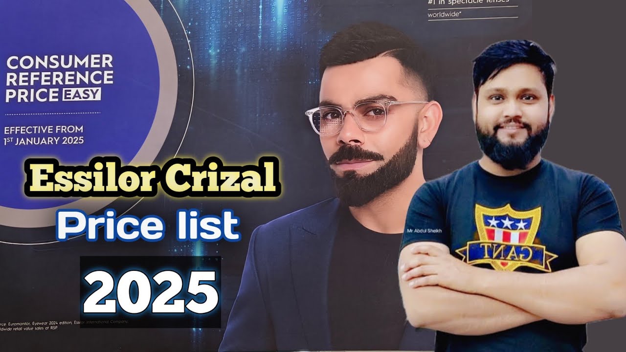 Crizal lenses price list 2025 | Essilor Crizal lenses price list 2025 | Crizal Xr series