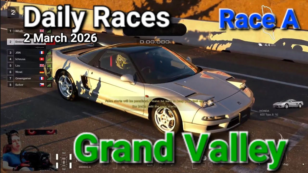 Endoro77's Live 😊 Gran Turismo 7 Daily Races 2 March 2026
