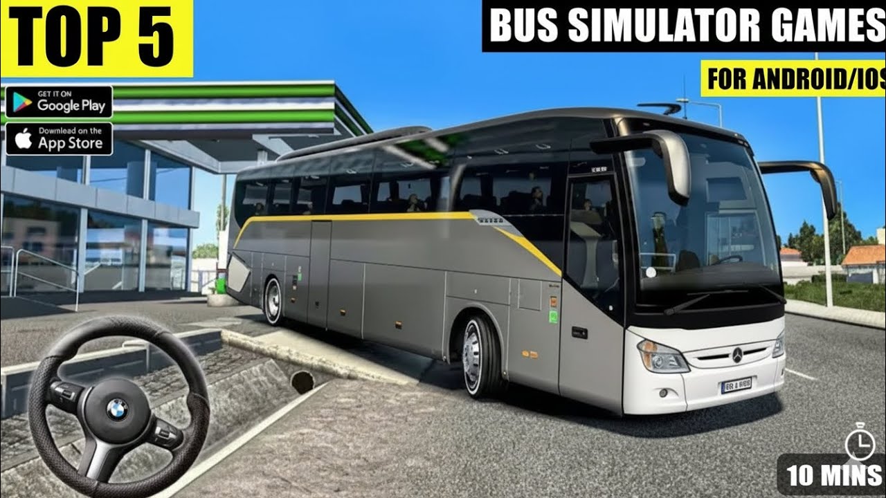 TOP 5 BUS SIMULATOR GAMES FOR ANDROID| BEST BUS SIMULATOR GAMES FOR ANDROID 