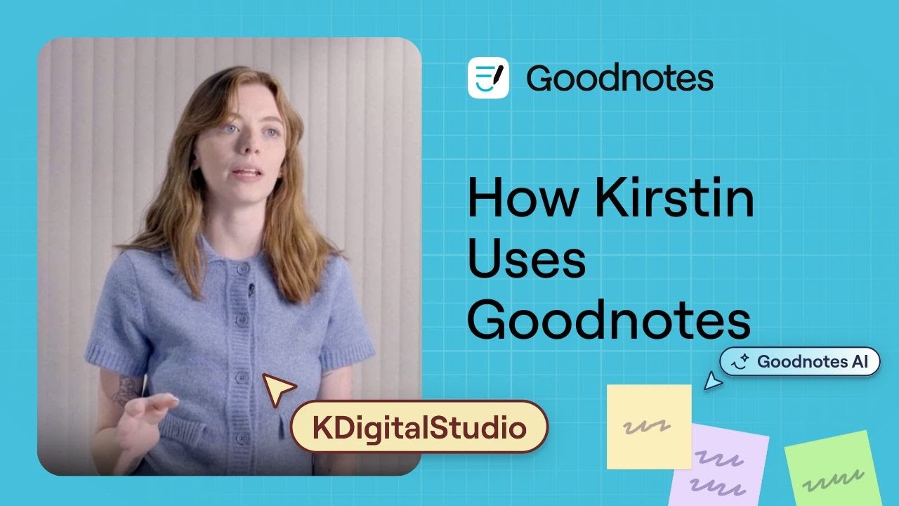 Goodnotes Community Spotlight: This is how ⁨@KDigitalStudio⁩ uses Goodnotes ✏️