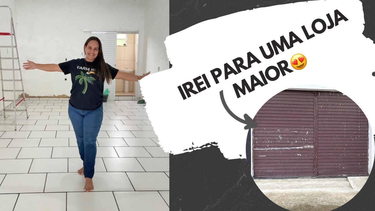 Aluguei outra loja / dona de loja de roupas / mudança / loja enorme 😍