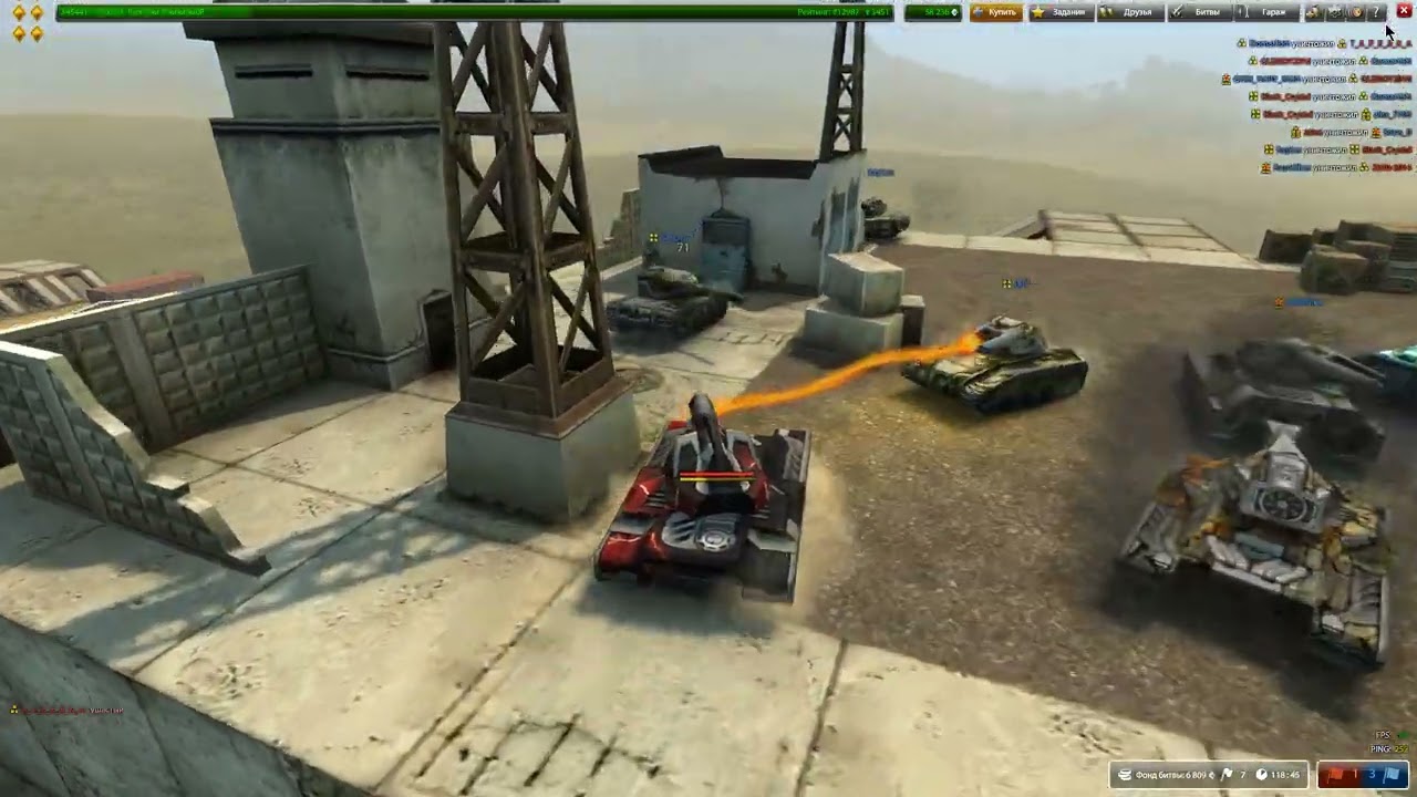 ProTanki Perfect Assault Tank Hammer M2 + Viking M2 + Electro