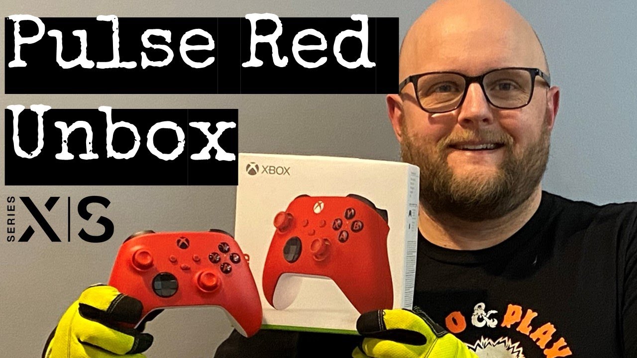 Microsoft Xbox Pulse Red Controller Unboxing and Review