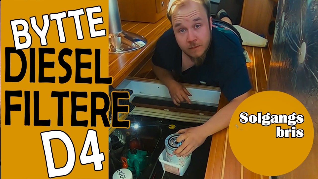 Bytte dieselfiltre på D4 motor