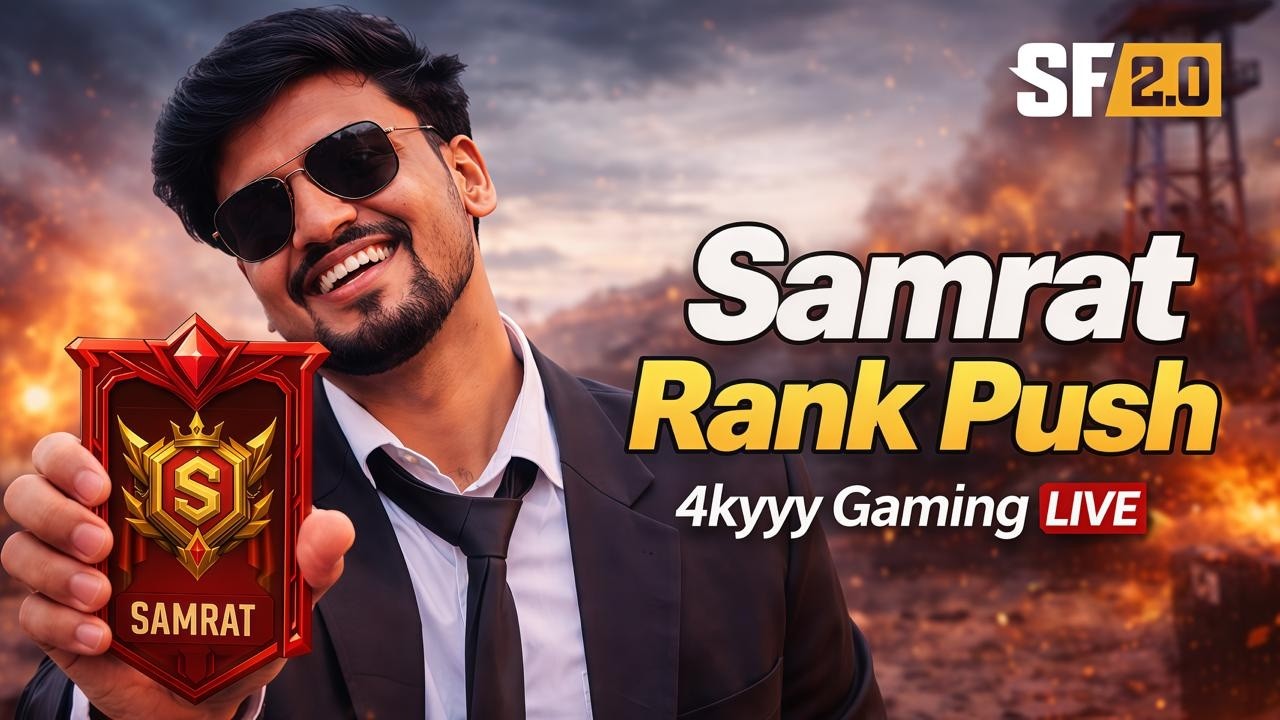 Scarfall 2.0 : Samrat Rank Push | Scarfall 2.0 live | 4kyyy Gaming live