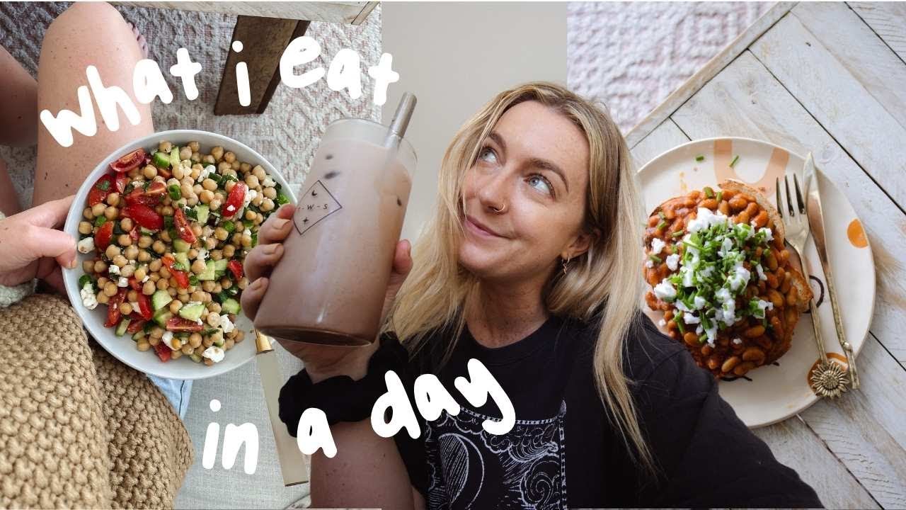 WHAT I EAT IN A DAY: easy vegan meal ideas 🤤🧡