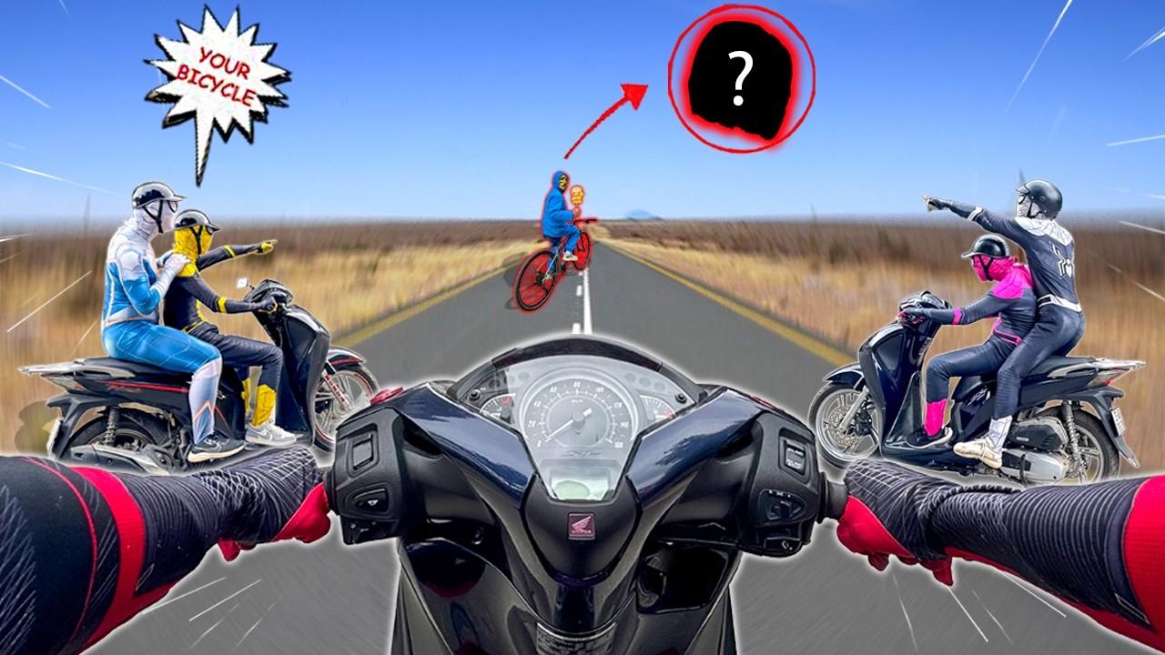 Who Stole Spider-Man's Bike ?? Hey All SuperHeroes , HELP ME !! ( Investigate Action POV )
