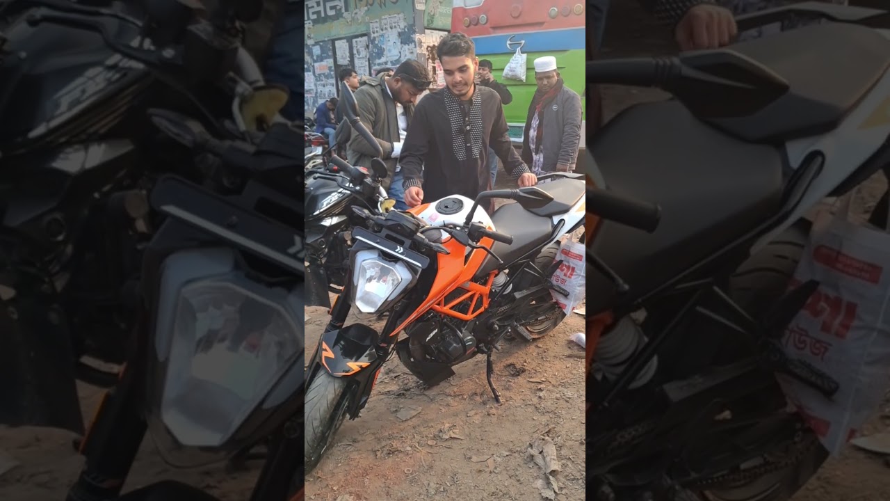 সেকেন্ড হ্যান্ড মোটরসাইকেলের হাট কেটিএম ডিউক Second hand motorcycle hat KTM Duke
