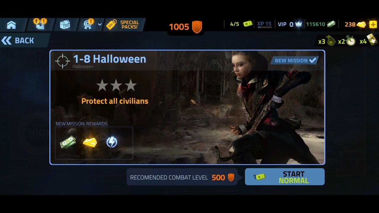 COVER FIRE: OFFLINE SHOOTING GAME | Nightmare Special Event | Day 1:8 (Halloween)