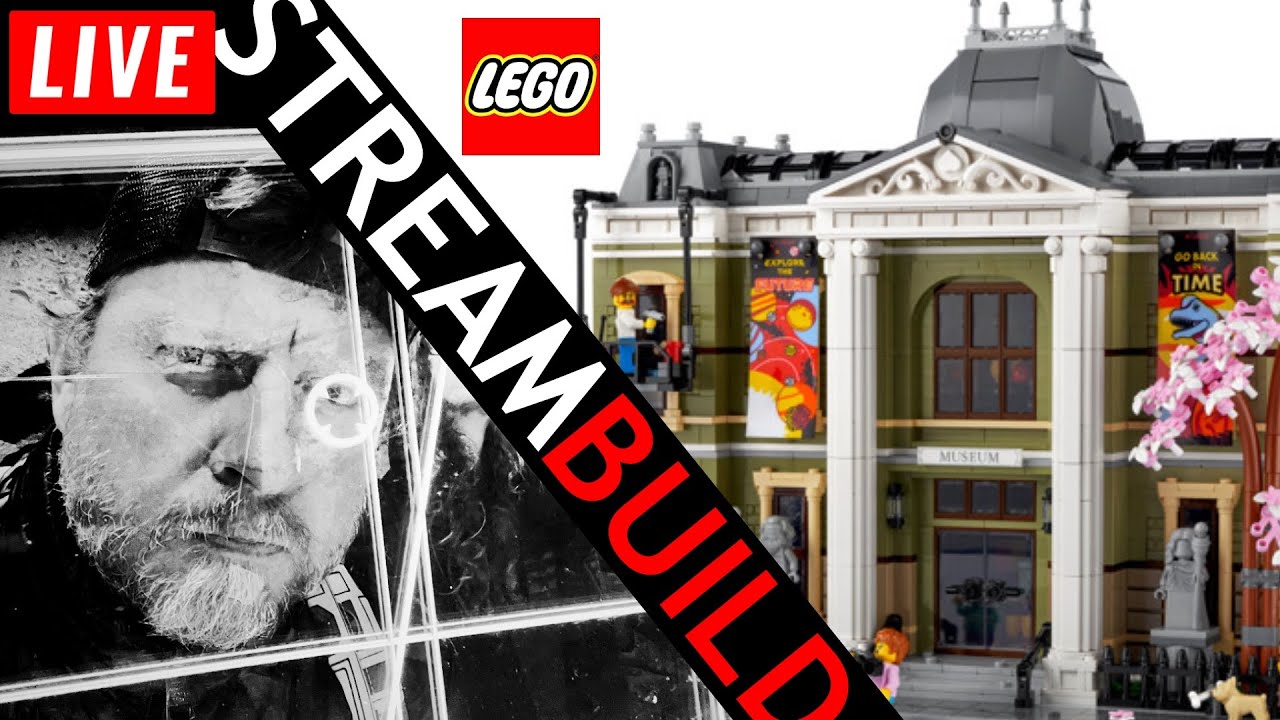 🔴 Building LEGO Natural History Museum (10326) Live!
