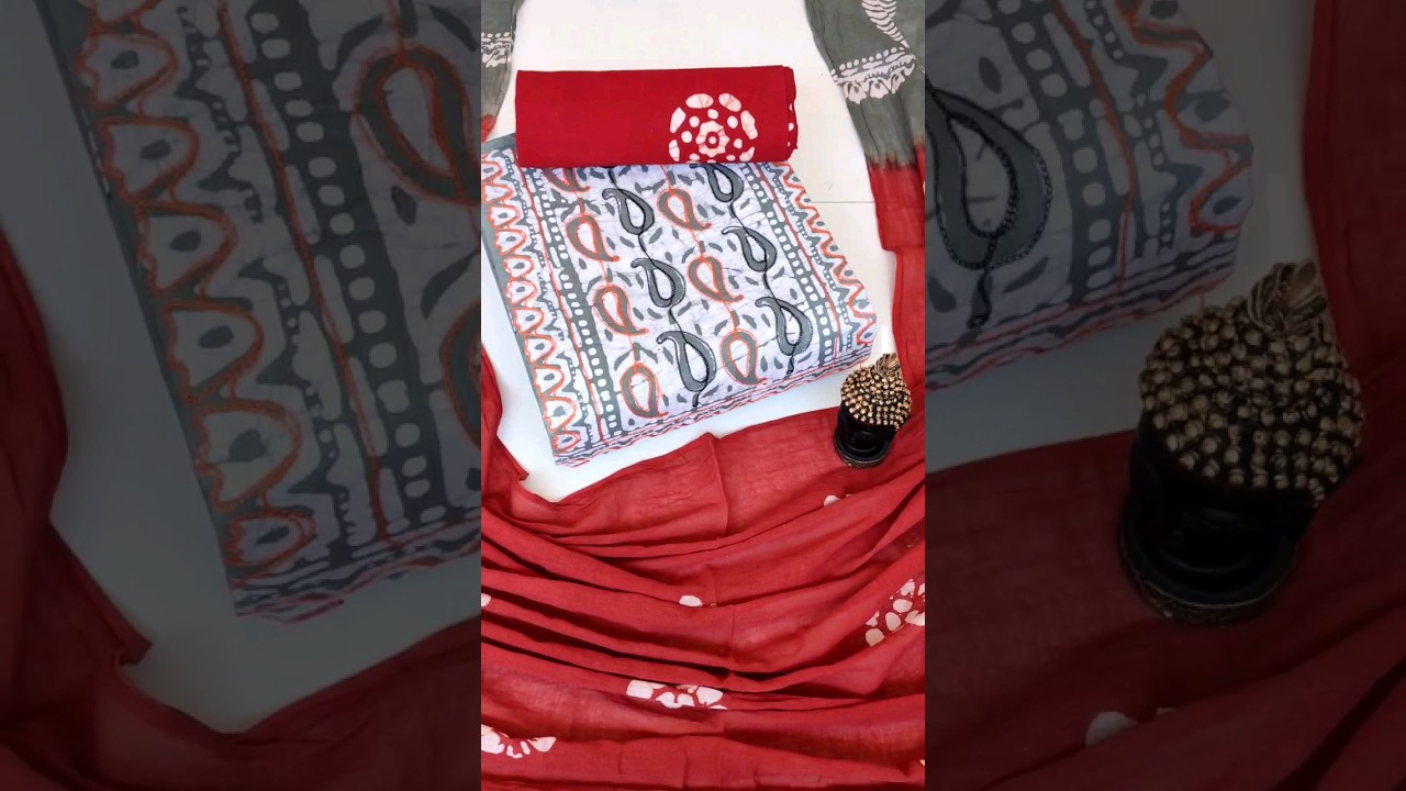 💞 unstitched dress material haul 💞 #pure cotton dress materials wholesale