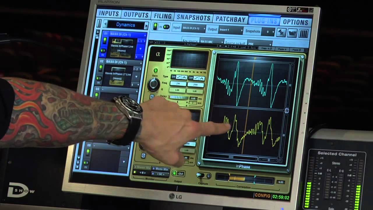 Live Sound Phase Alignment with the InPhase Plugin