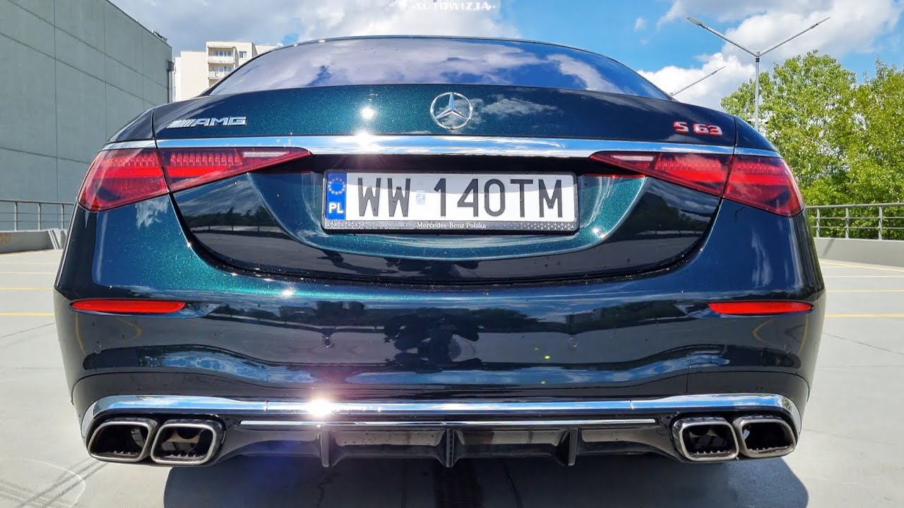 Mercedes-AMG S63 W223 4.0 V8 802 hp Sound, Exhaust Sound, Cold Start, Launch Control, Acceleration