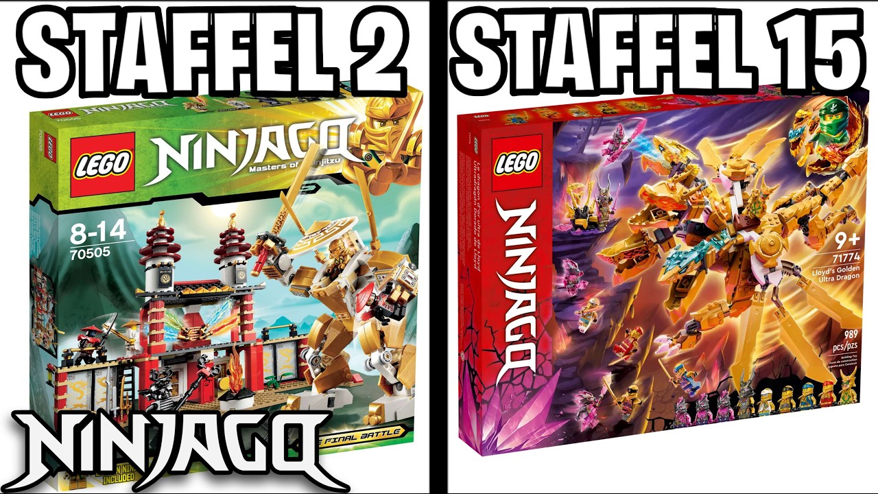 Das BESTE LEGO NINJAGO Set aus JEDER Staffel