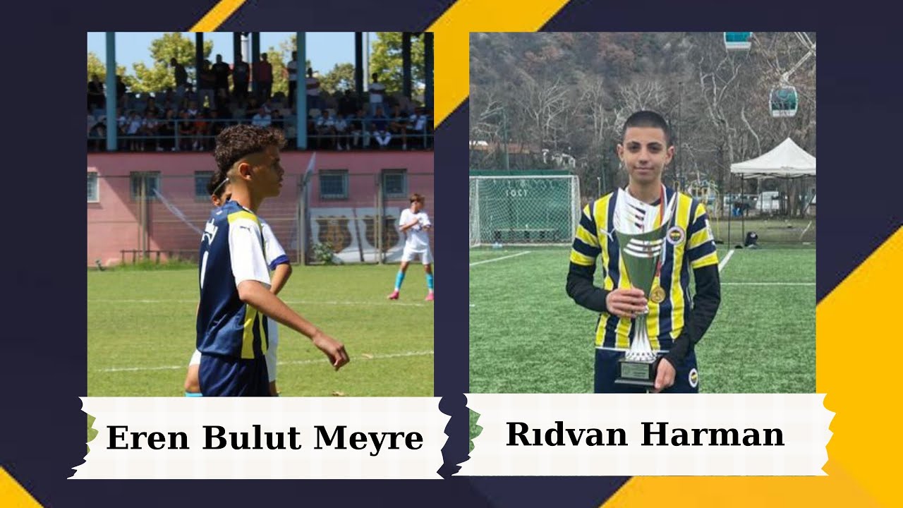 Fenerbahçe U14 takımımızın stoperleri Bulut Meyre ve Rıdvan Harman'ın geriden oyun kurma becerileri.