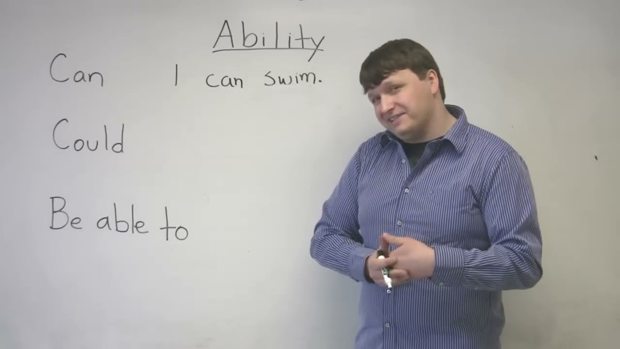 Basic English Grammar: CAN, COULD, BE ABLE TO