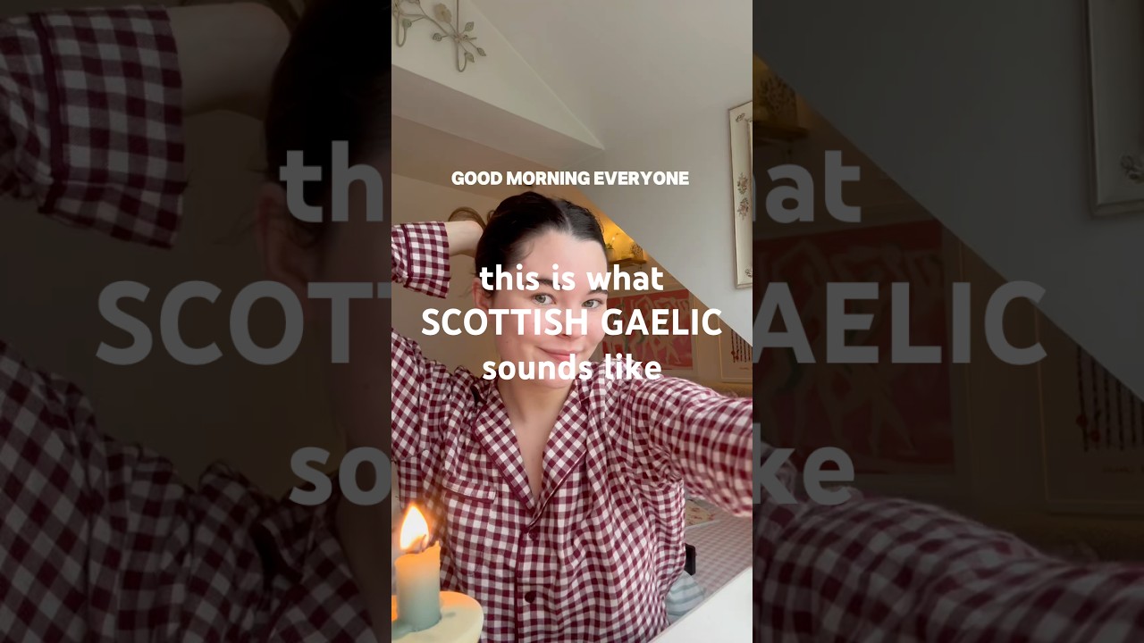 GET READY WITH ME for work in Scottish GAELIC #lifestyle #morningroutine #scotland #culture #gaelic