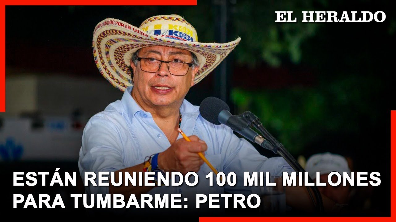 Empresarios en Barranquilla están reuniendo 100 mil millones de pesos para tumbarme: Petro