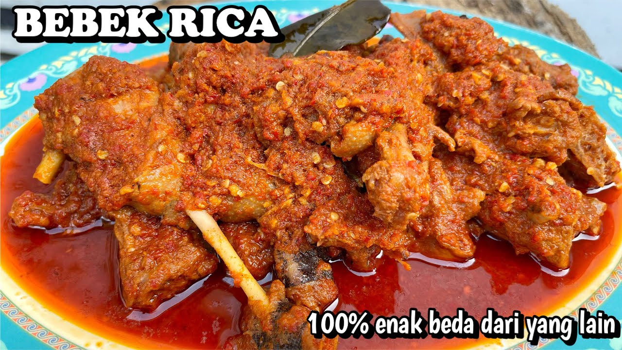 RESEP BEBEK RICA-RICA PEDASSSS ENAK BANGET