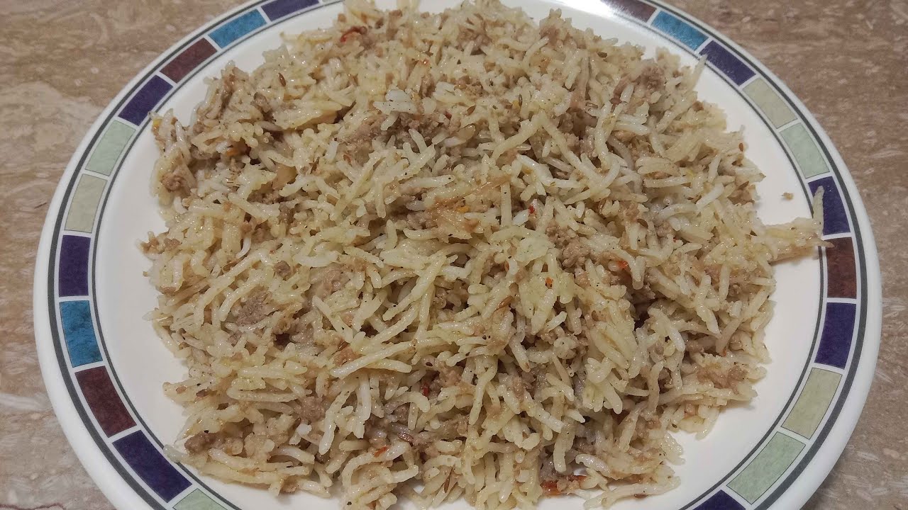 Keema pulao recipe | Easy & delicious minced meat rice | One pot meal #food #homemade #youtubevideos