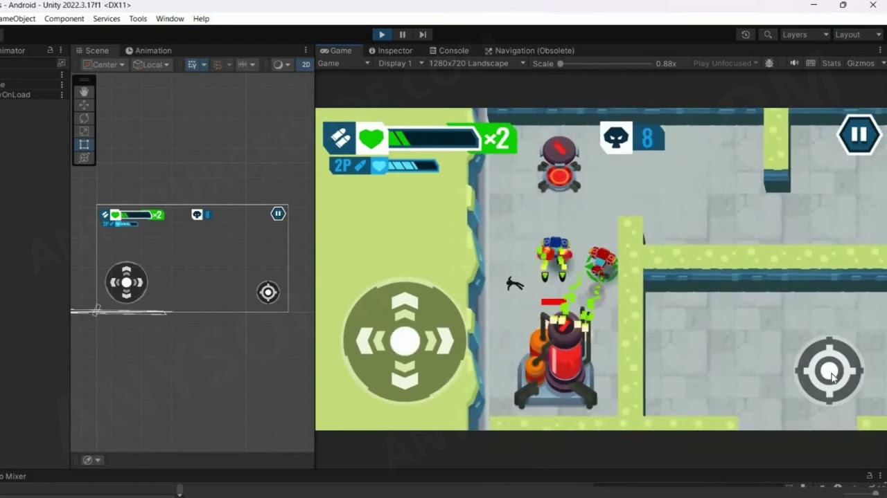 Stickman War Machine | Solo - Multiplayer Unity Game Source Code 