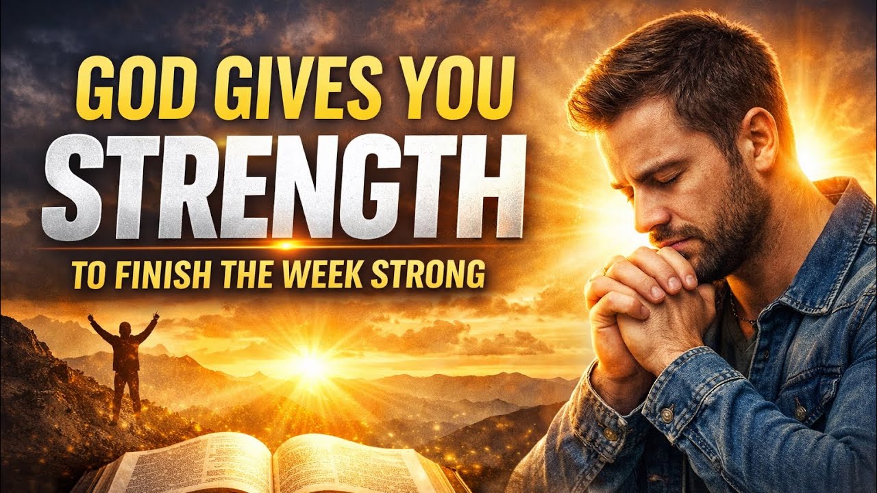 God Gives You Strength to Finish This Week Strong