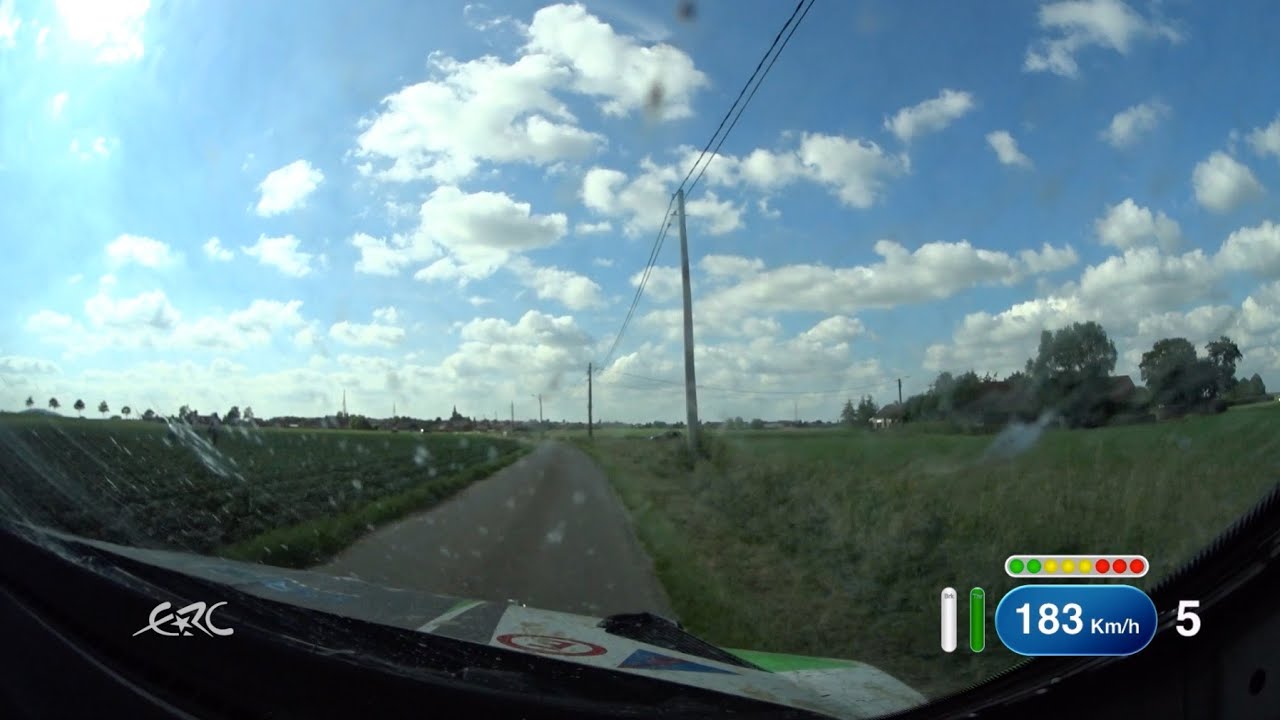 FIA ERC - Kenotek by CID LINES Ypres Rally 2016 - Onboard SS 3 Freddy Loix