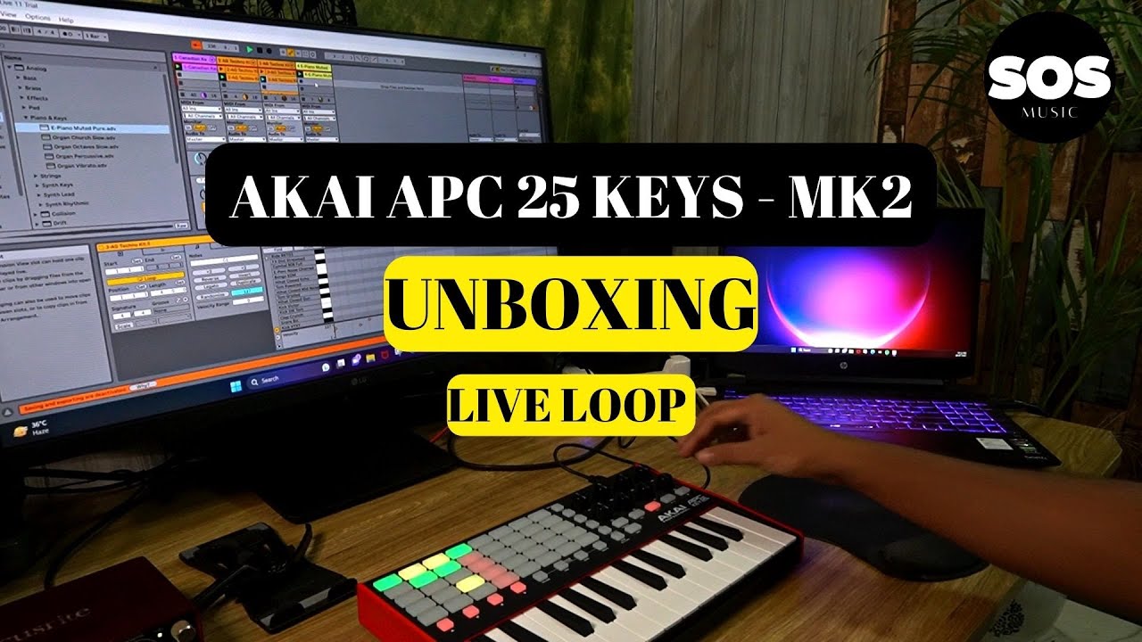 Распаковка Akai APC Key 25 MK2 &mdash; краткий обзор и LIVE Beat Looping с Ableton Live