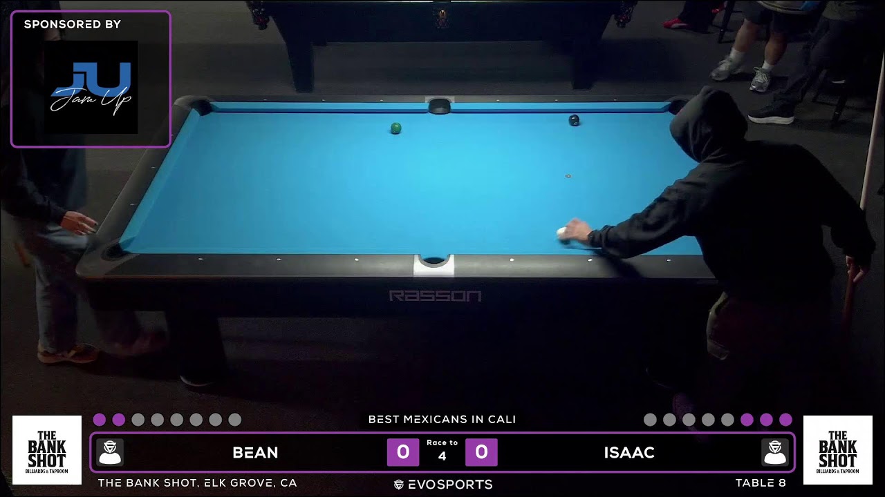 BEAN vs ISAAC - THE BANK SHOT - TABLE 8 | EvoSports