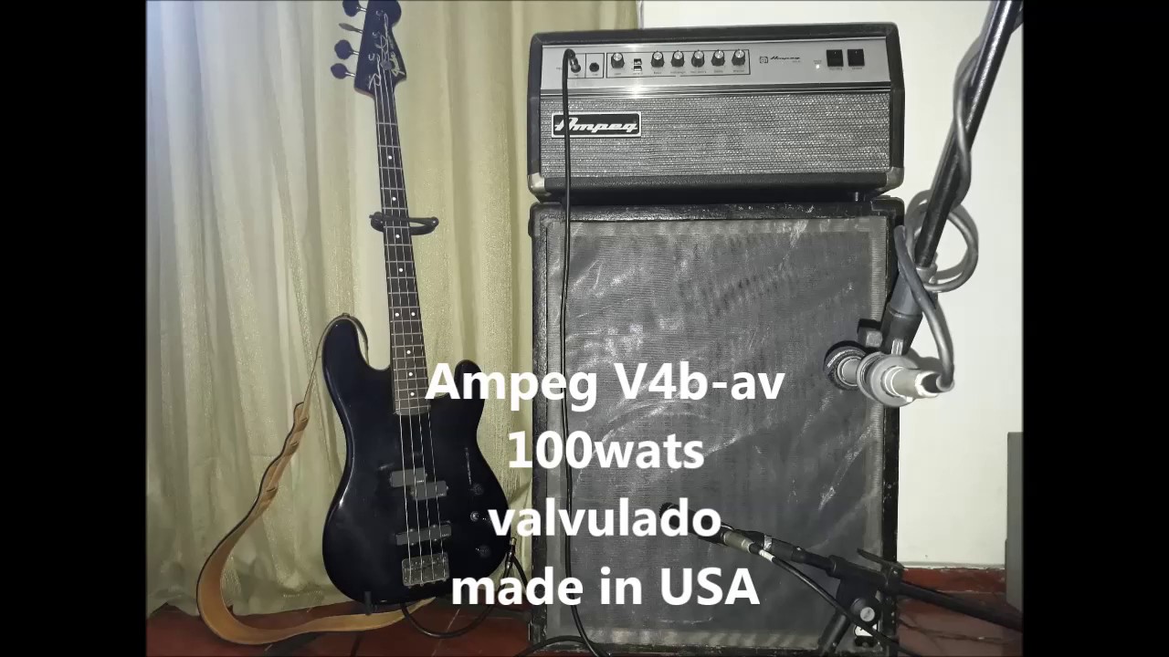 Cabe&ccedil;ote Ampeg V4b-av made in USA - (venda)