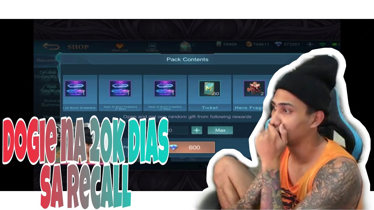 DOGIE Naubos ang 20k sa RECALL EFFECT | NAKUHA NA PALA
