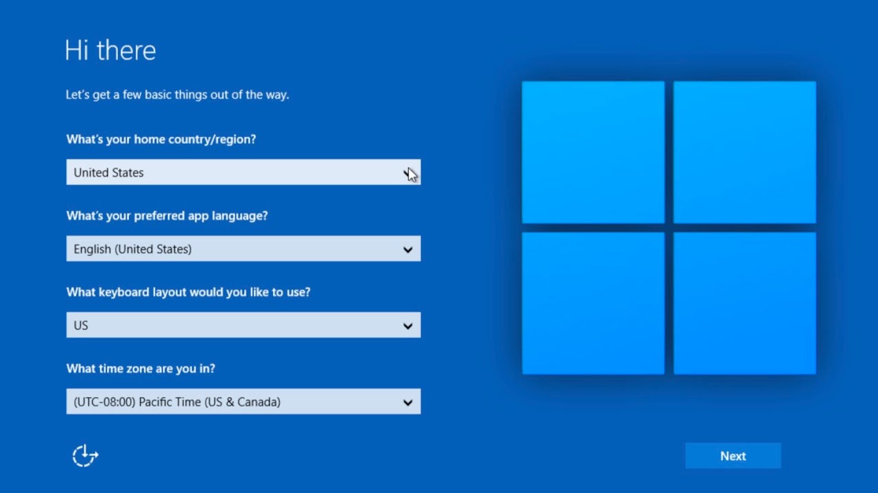 Windows 11 Fallback OOBE in action!