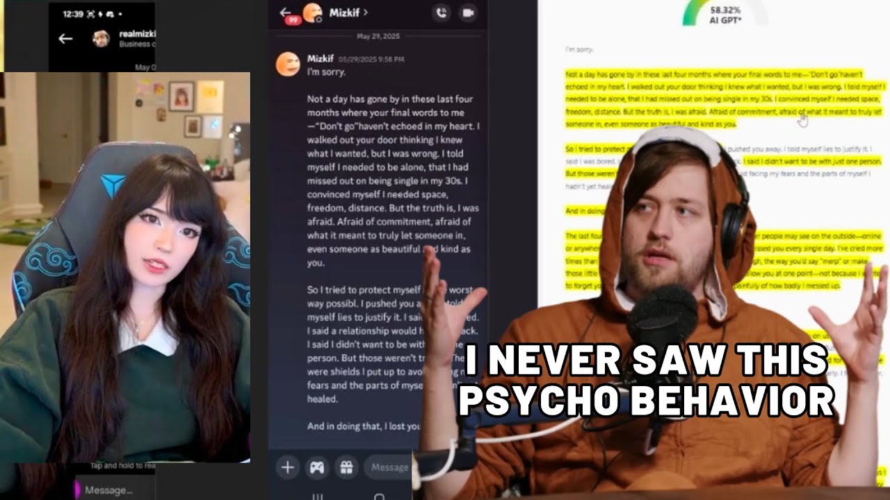 Реакция Ника и Содапоппина на разоблачение Эмиру личных сообщений Мизкифа