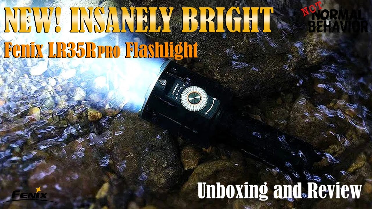 The NEW Fenix LR35R PRO Flashlight | Initial Review and Testing