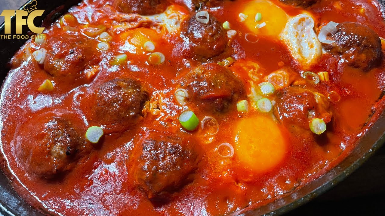 Рецепт шакшуки с фрикадельками из баранины – острая, сытная и ароматная