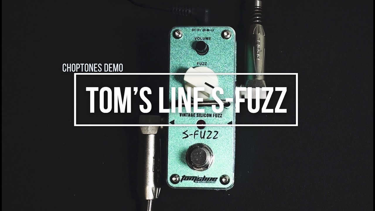 Tom's Line Pedals | ASF-3 S-Fuzz | Playthrough (Silicon Transistor Fuzz Pedal)