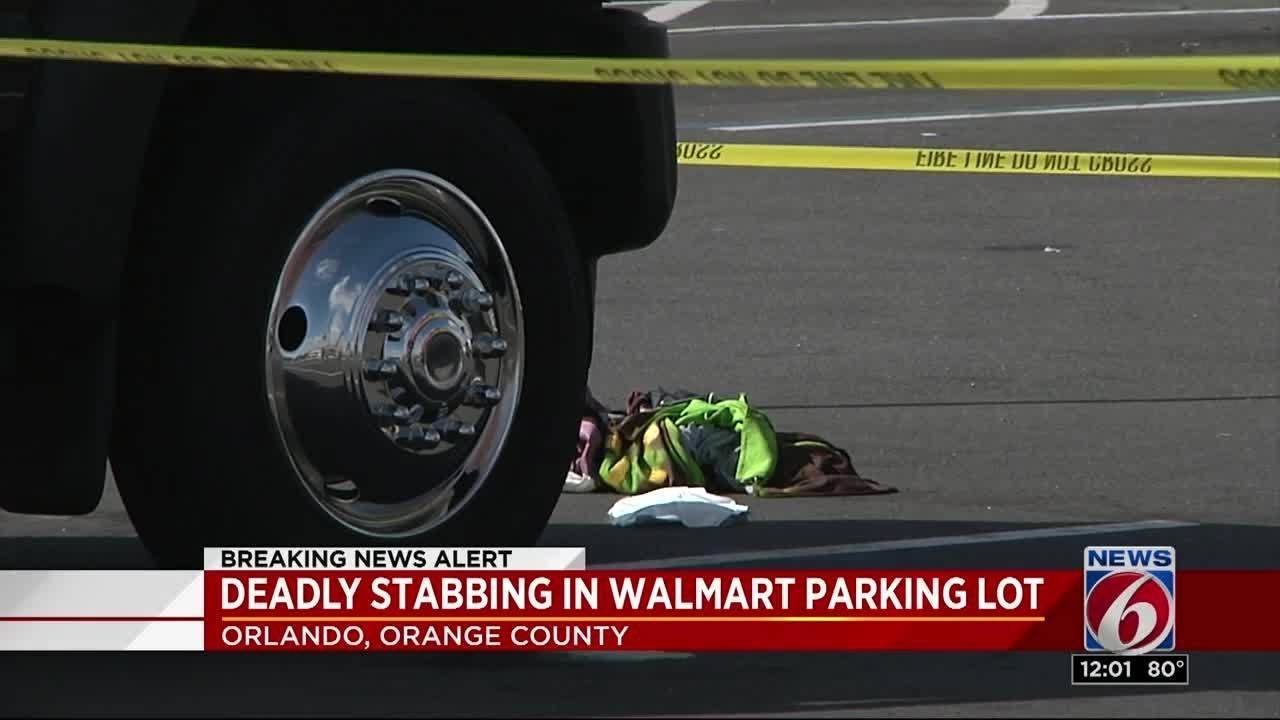 Deadly stabbing in Walmart parking lot