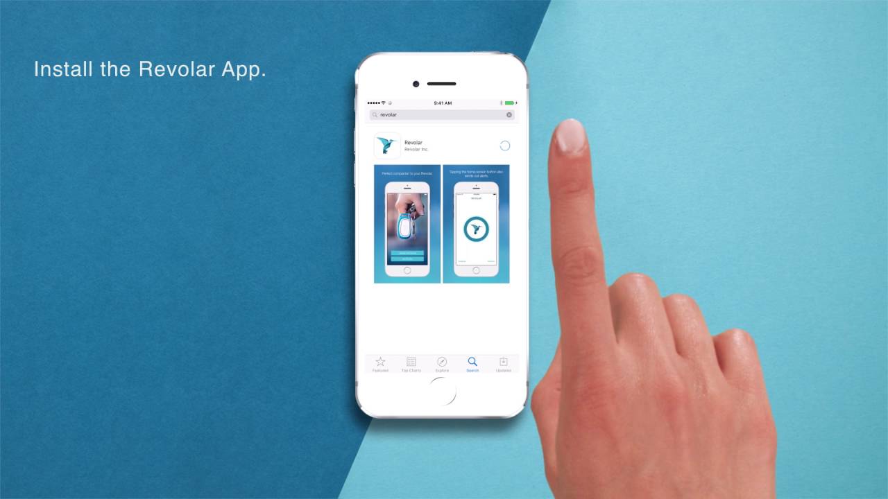 Download the Revolar app from the Google Play Store