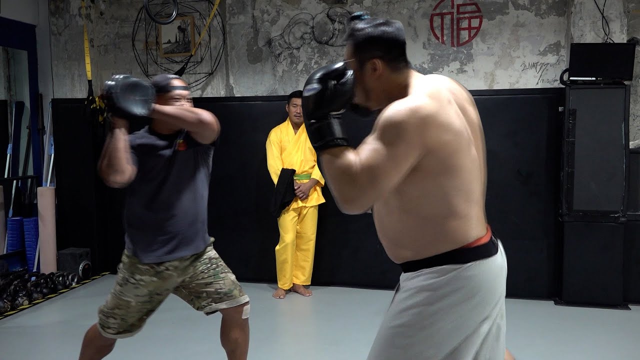 와.. 헤비급 맷집왕의 놀라운 주먹 파워~